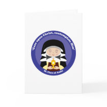 St. Clare of Assisi Card
