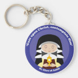 St. Clare of Assisi Keychain