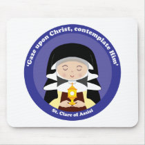 St. Clare of Assisi Mouse Pads