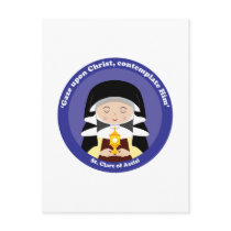 St. Clare of Assisi Postcards