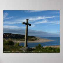 St. Cuthbert's Cross, Alnmouth Northumberland Print