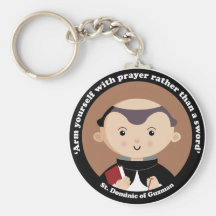 St. Dominic of Guzman Keychains