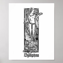 St. Dymphna of Gheel 8" x 10" Print