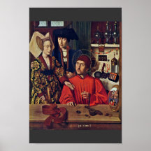 St. Eligius In His Goldsmith Workshop,  By Christu Posters