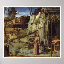 St. Francis 1480-1485 Art Poster