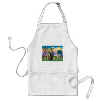 St Francis and Llama Baby Apron