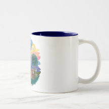 St Francis (ff) - Two Tabby cats Mug