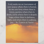 St. Francis of Assisi about FAITH Custom Flyer