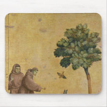St. Francis of Assisi preaching to the birds Mousepad