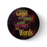 St. Francis of Assisi Quote Button