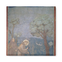 St. Francis Preaching to the Birds, 1297-99 Fridge Magnet