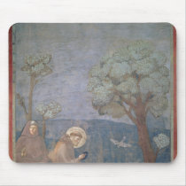 St. Francis Preaching to the Birds, 1297-99 Mouse Pad