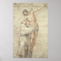 St. Francis Rejecting the World and Embracing Posters