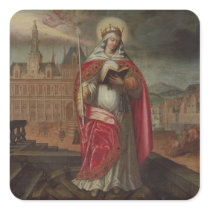 St. Genevieve Square Stickers