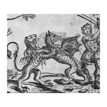 St George and the Dragon Gallery Wrap Canvas