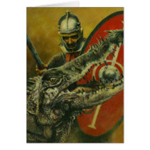 St George And The Dragon Greetings Card