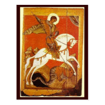 "St.George and the Dragon" Post Card