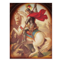 St. George and the Dragon Postcard