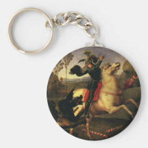 St George combattant le dragon, Raphael, Raffaello Porte-clefs
