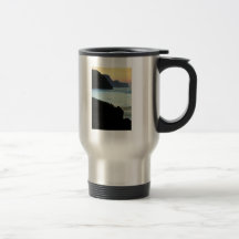 St George, coucher du soleil de Pribilof au-dessus Tasse À Café