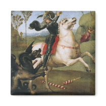 St. George Fighting the Dragon, Raphael Magnets