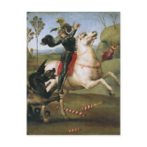 St. George Fighting the Dragon, Raphael Post Cards
