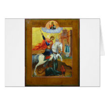 St. George Greeting Card