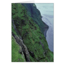 St. George Island, Pribilofs, High Bluffs Greeting Cards