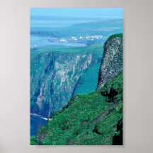 St. George Island village, Pribilof Islands Print