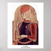 St George par Carlo Crivelli Posters