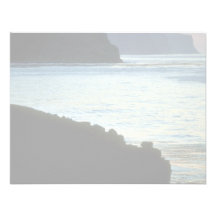 St. George, Pribilof sunset over High Bluffs Custom Invitation