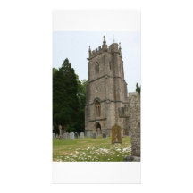 St Giles church, Bradford on Tone, Somerset, UK Picture Card