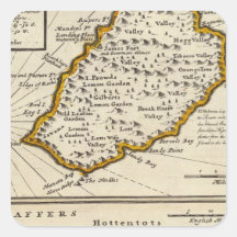 St Helena Bay of Agoa de Saldanha Square Stickers
