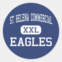 St Helena Commercial - Eagles - High - Bronx Sticker