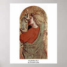 St Jacobus D.J. Par Crivelli Carlo Poster