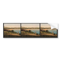 St. Jean de Luz, from Ste. Barbe, Pyrenees, France Bumper Stickers
