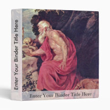 St. Jerome By Rubens Peter Paul (Best Quality) Binder