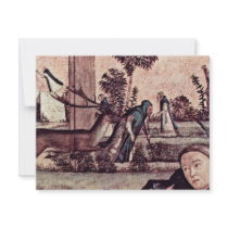 St. Jerome With The Lion In The Monastery Detail Custom Invite
