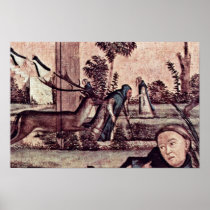 St. Jerome With The Lion In The Monastery Detail Posters