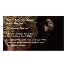 St. John The Baptist Enthroned Detail By Eyck Hube Business Cards