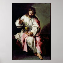 St. John the Evangelist and the Poisoned Cup Posters