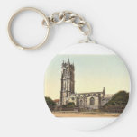 St. John's Church, Glastonbury, England rare Photo Key Chain