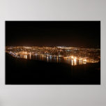 St. John's Cityscape at Night posters