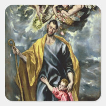 St. Joseph and the Christ Child, 1597-99 Sticker