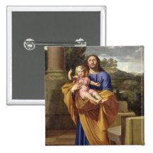 St. Joseph Carrying the Infant Jesus, 1665 Pins