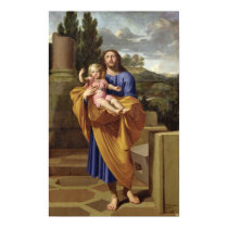 St. Joseph Carrying the Infant Jesus, 1665 posters