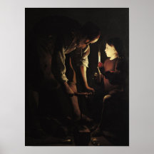 St. Joseph, the Carpenter, c.1640 Poster