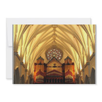 St. Joseph's Cathedral - Choir Loft / Organ Pipes Custom Invites
