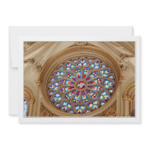 St. Joseph's Cathedral - Stained Glass Window Custom Invite