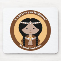 St. Kateri Tekakwitha Mouse Pad